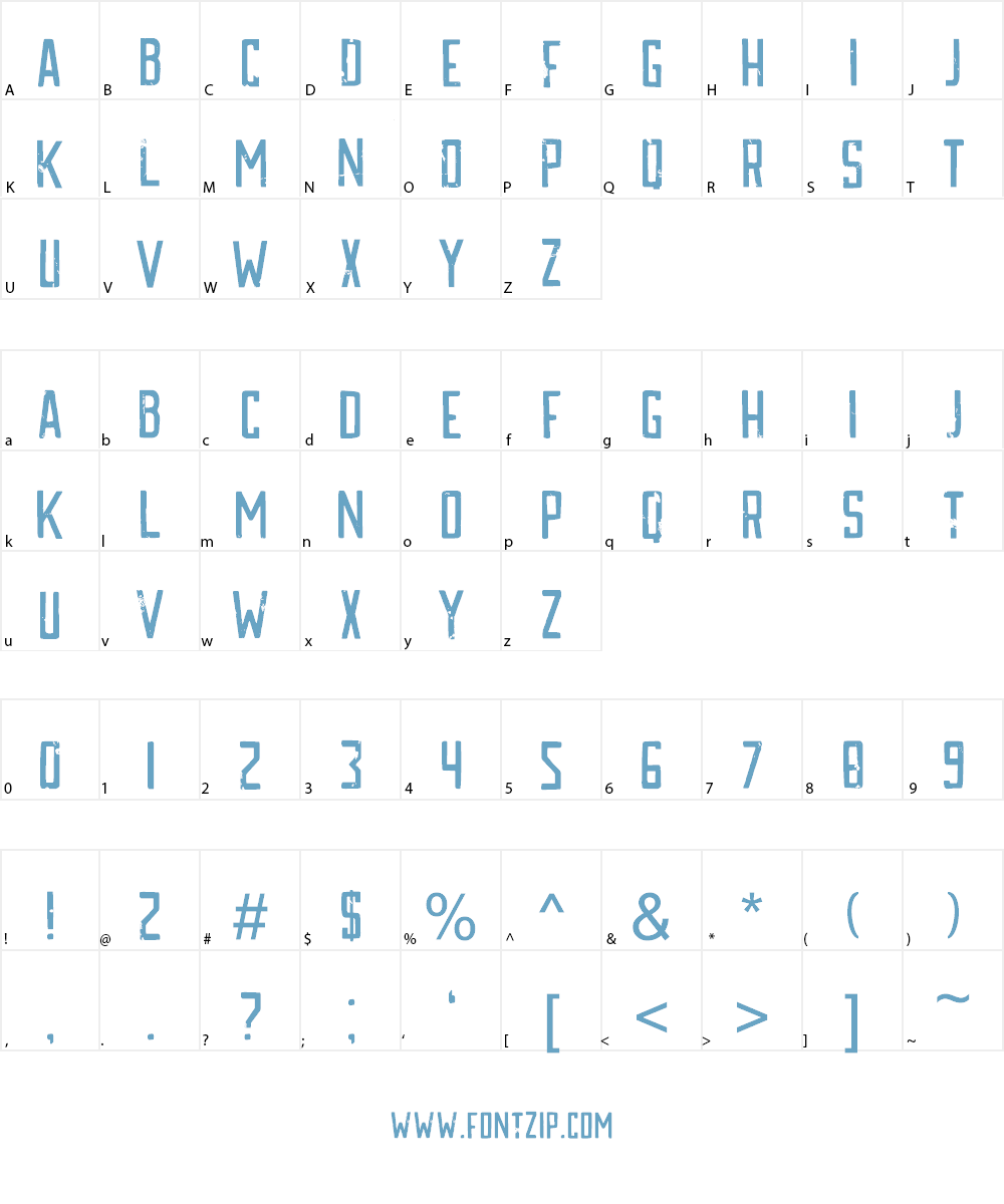 DK Katzenjammer Font Character